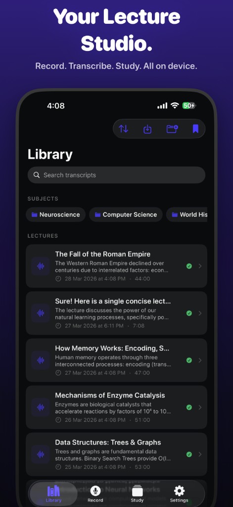 Lecture Studio screenshot 1