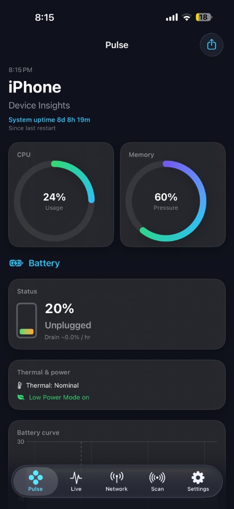 Pulse screenshot 1