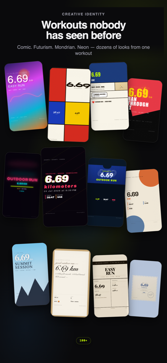 Workout Social — Unique workout designs